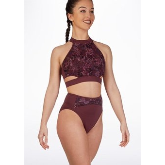 Bloch Floral Crossback Crop Top