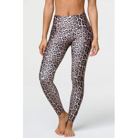 Onzie High Rise Leggings-Leopard