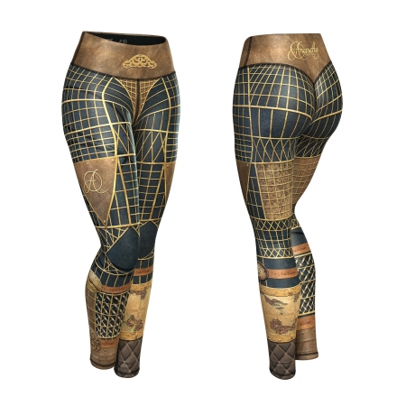 Anarchy Apparel Compression Victorian Deuce Leggings