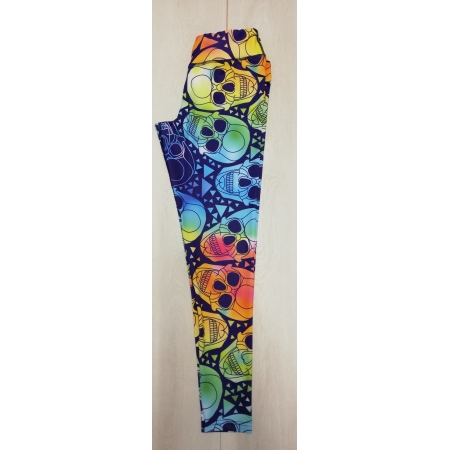 Tikiboo Cyber Skull Leggings