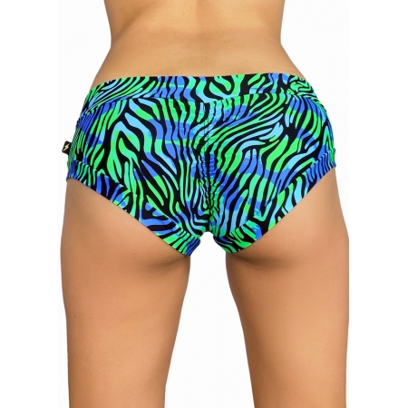 Cleo The Hurricane Power Print Hot Pants 2.0 Funky Zebra