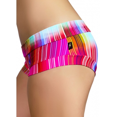 Cleo The Hurricane Power Print Hot Pants 2.0 Retro Rainbow