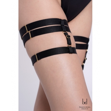 Bandurska Black Pearl Garters - 2 pack