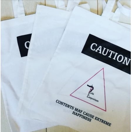 Pole Emporium Tote Bag - Caution Contents