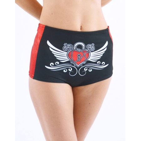 Boomkats Martini Red Lines Shorts