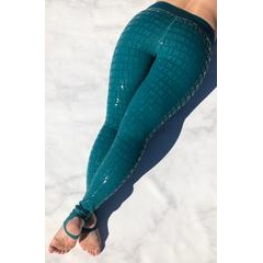 Creatures Of XIX Gecko Grip Leggings: Teal