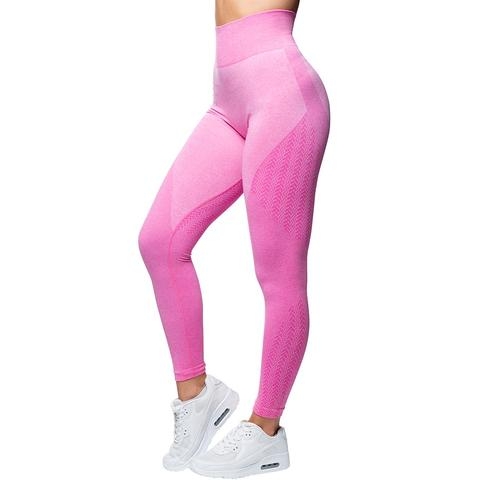 Anarchy Apparel Wabisabi Seamless Leggings - Electric Pink